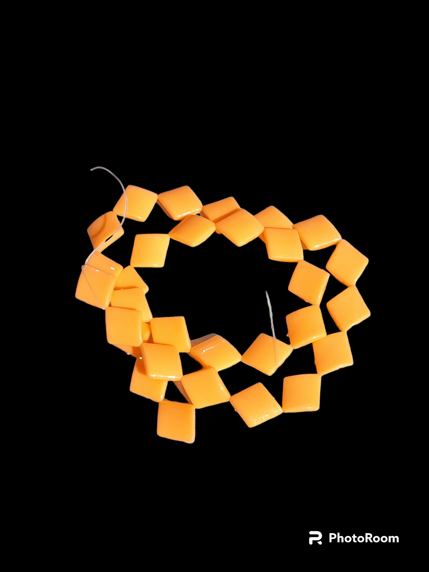 Plastic Beads | Flat Diamond