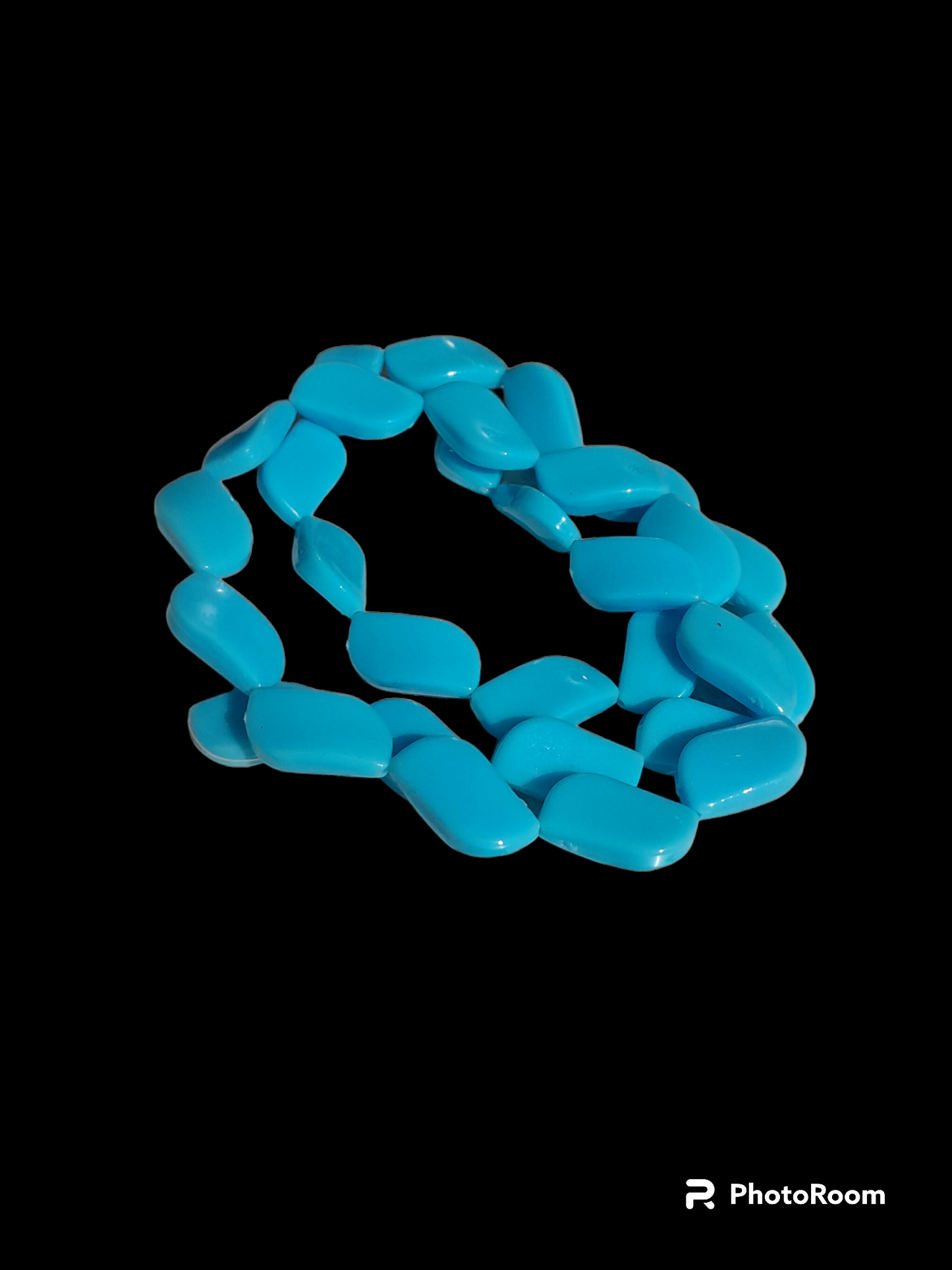 Plastic Beads | Flat Twisted Diamond