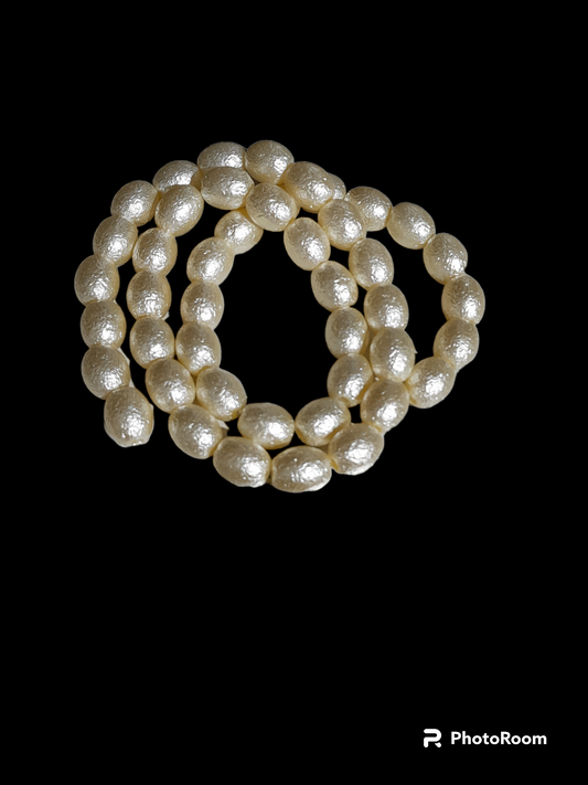 Plastic Beads - Pearl Textured