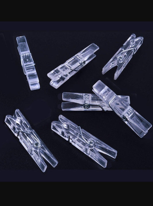 Plastic Trans Clip Small