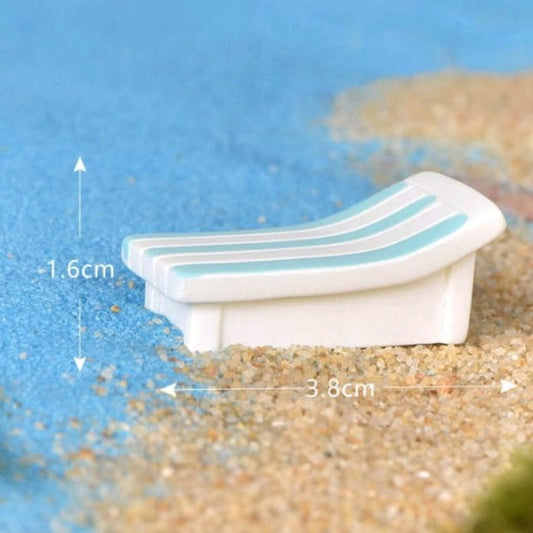 Pool Deck Chair Miniature - Set of 2