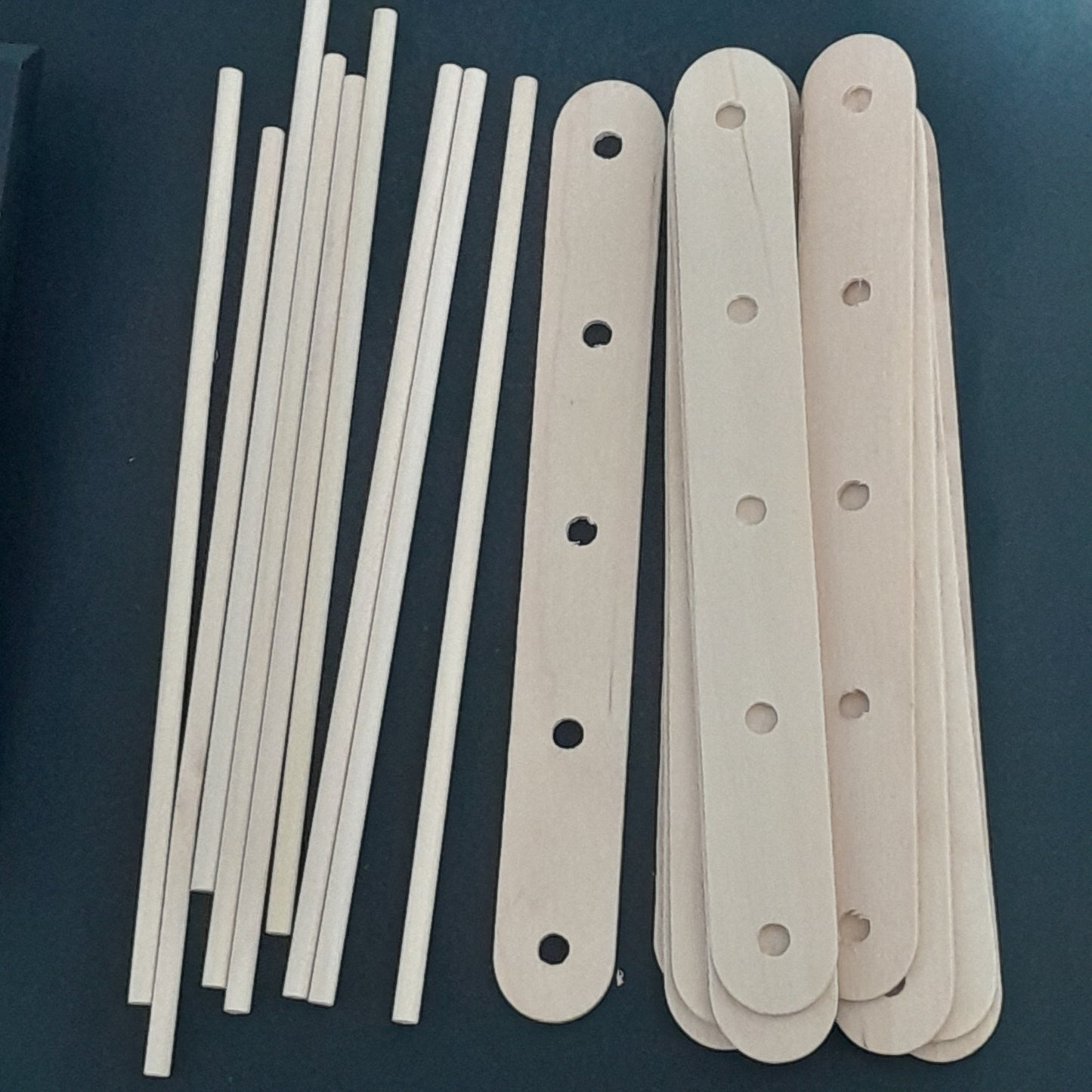 Popsicle Sticks with Holes