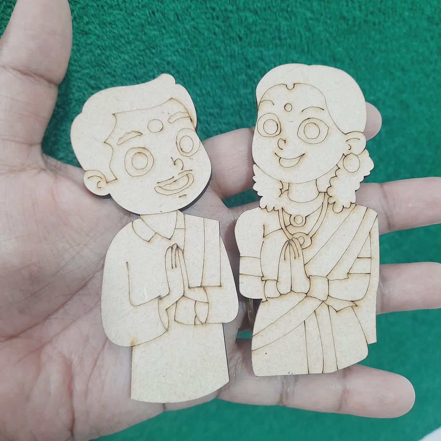 Pre Marked MDF Magnet Cutouts - 4"