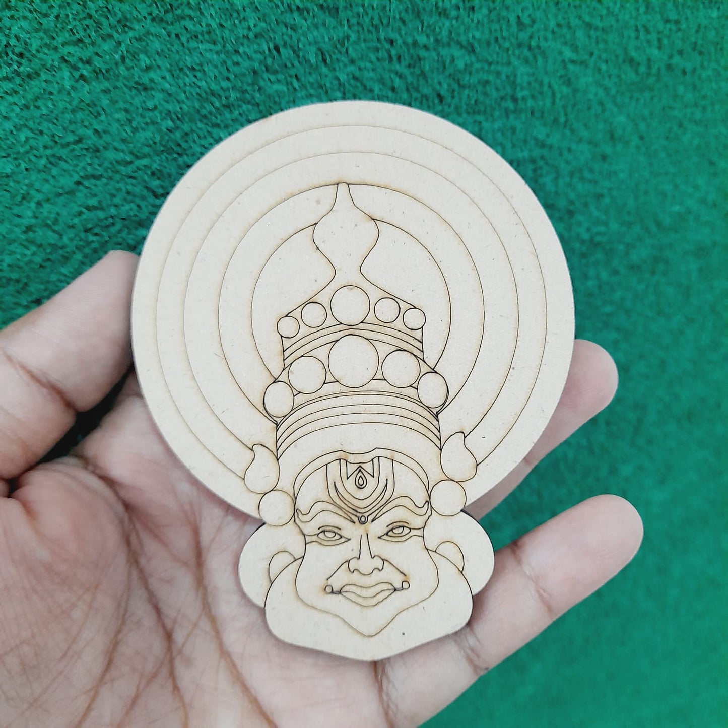 Pre Marked MDF Magnet Cutouts - 4"