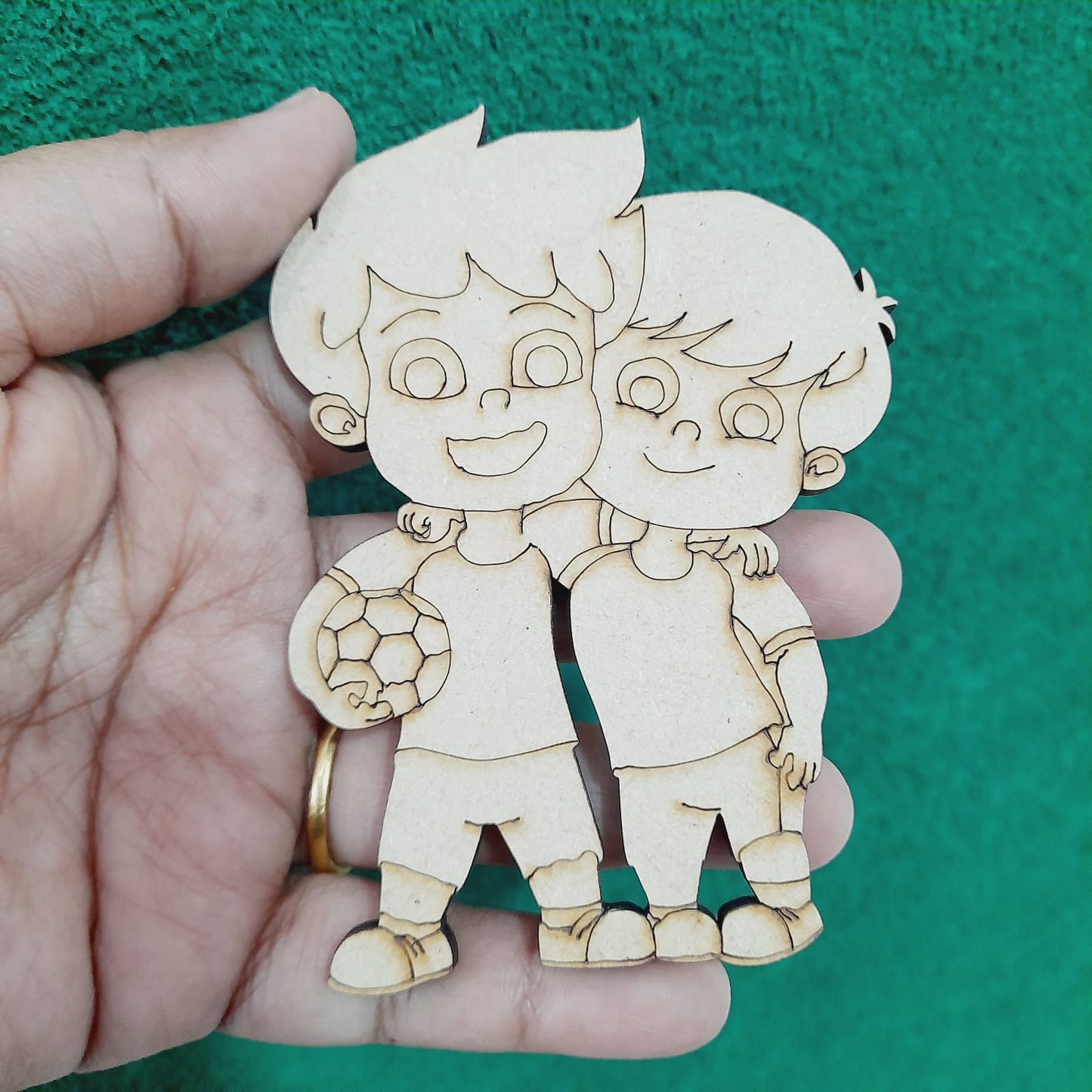 Pre Marked MDF Magnet Cutouts - 4"