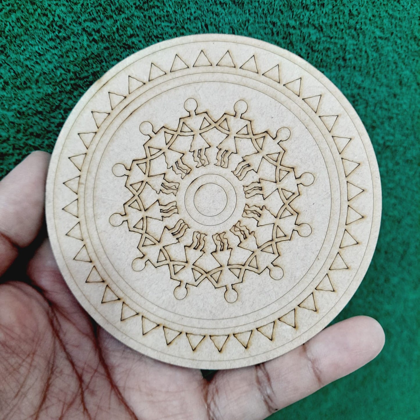 Pre Marked MDF Magnet Cutouts - 4"