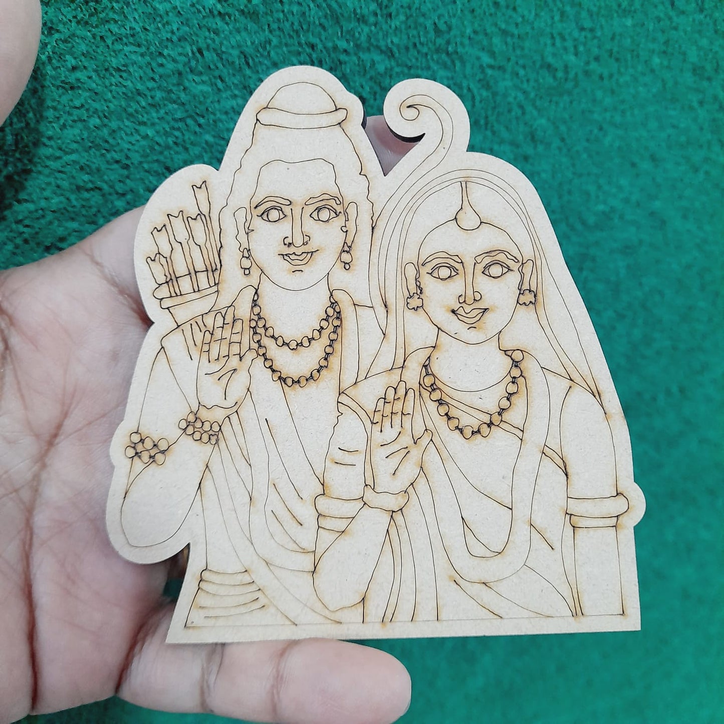 Pre Marked MDF Magnet Cutouts - 4"