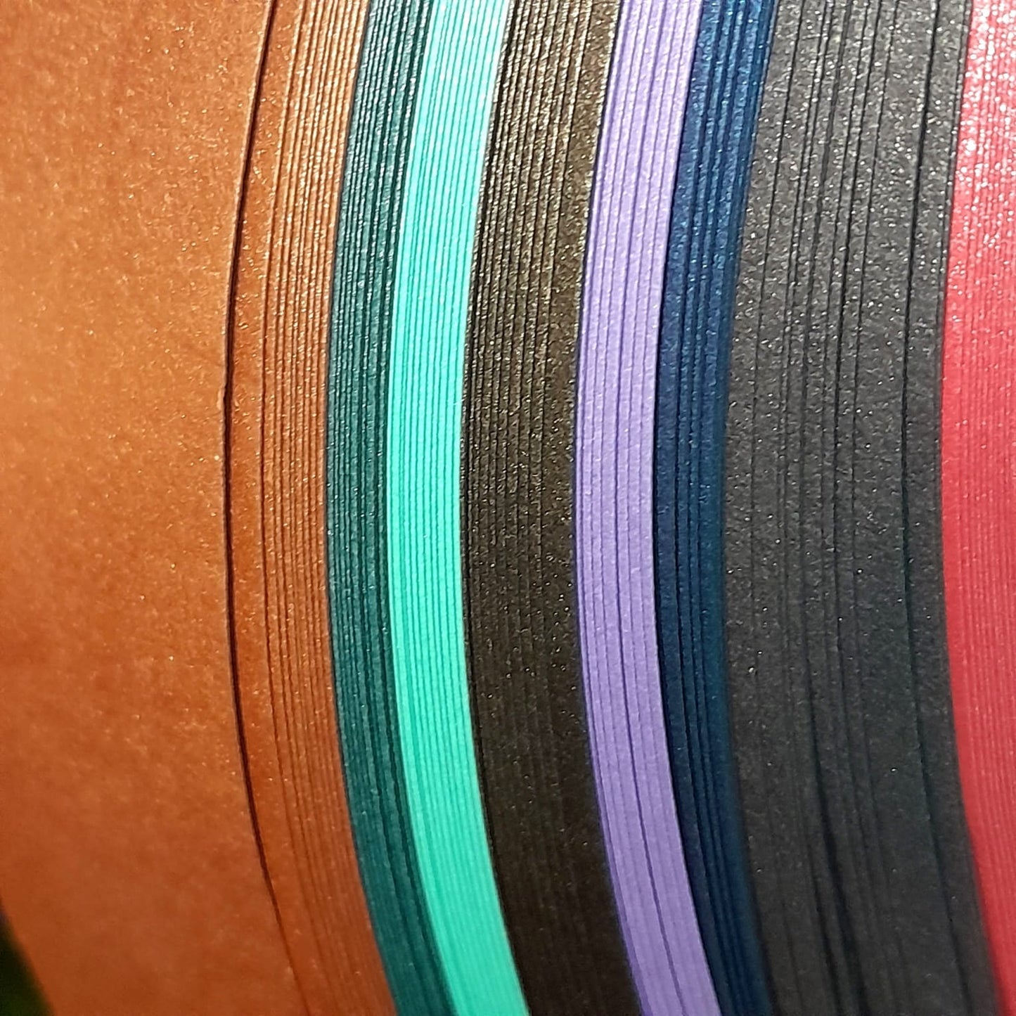 Quilling metallic paper set - 2.5cm