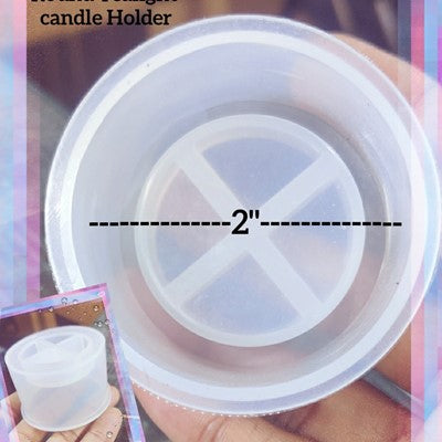 Round Tea Light Holder 2"