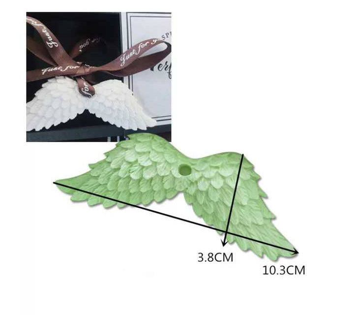 Silicone Angel Wingspan Pink Mold | Silicone Mold For Christmas Bestow Charms