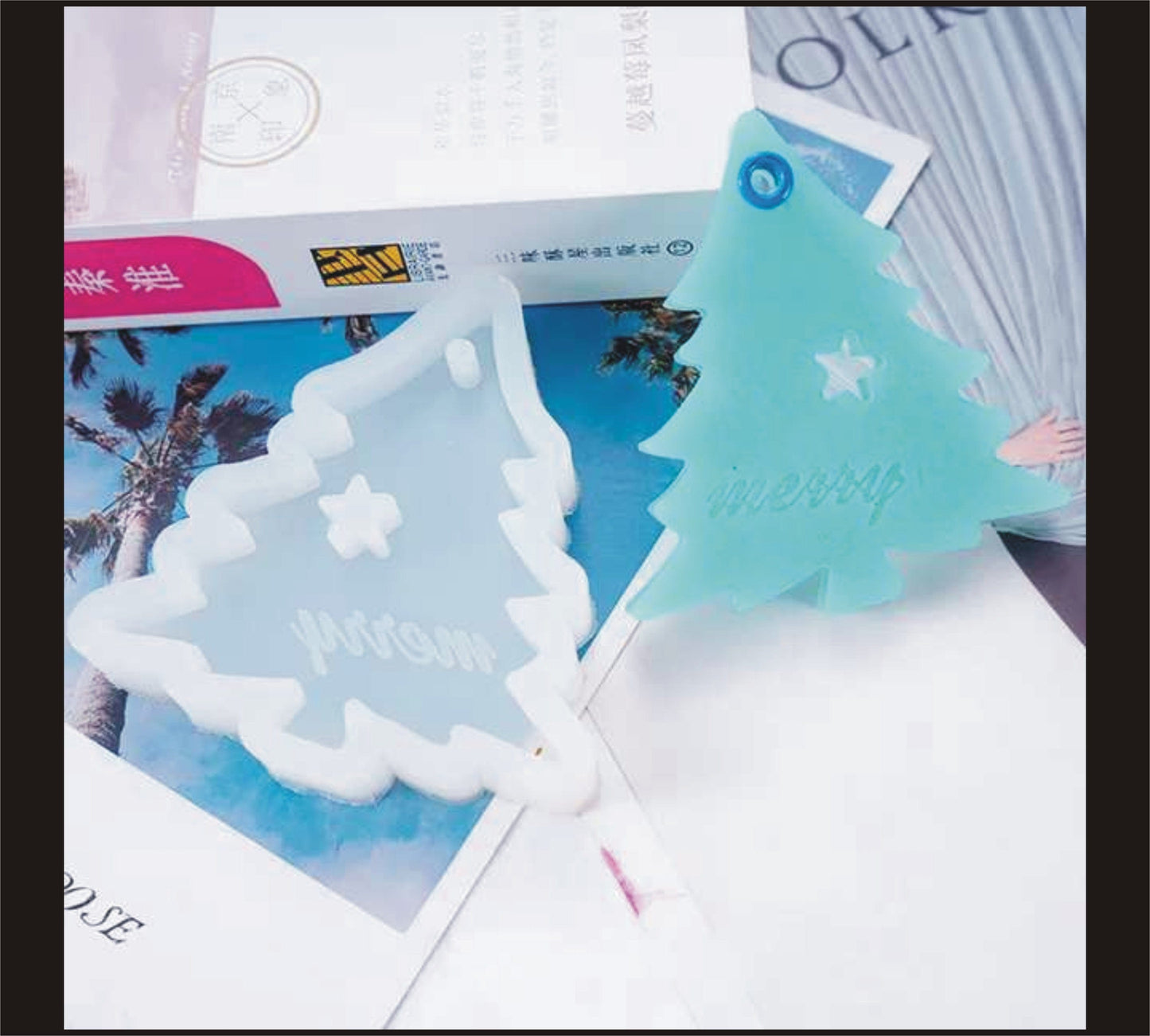 Silicone Christmas Tree Mold | Resin Casting Mold for Christmas Decorations Bestow Charms