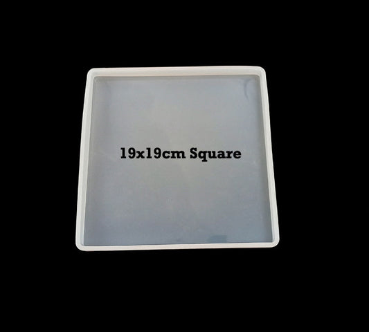 Silicone Flat Tray Coaster Mold Bestow Charms