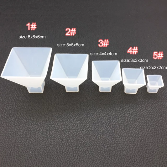 Silicone Pyramid Shaped Mold | DIY Silicone Mold Bestow Charms
