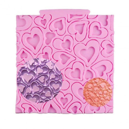 Silicone Texture Mold - Heart