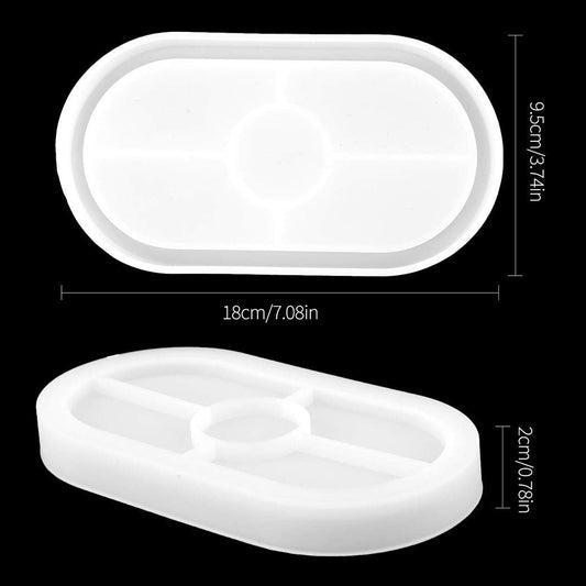 Silicone Tray Mold -  oval