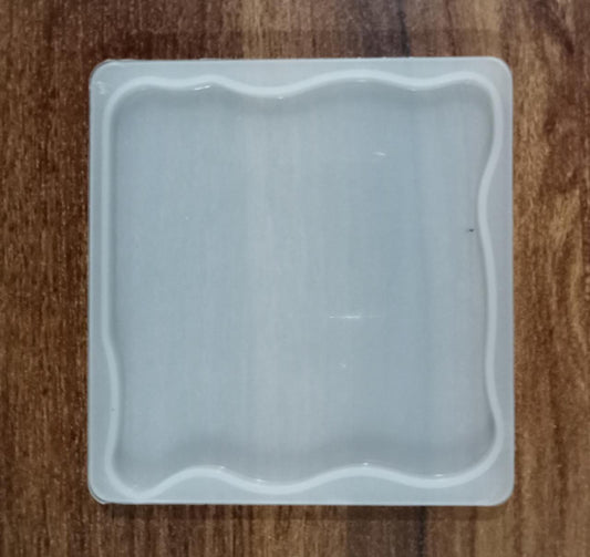 Silicone Zigzag Square Coaster Mold