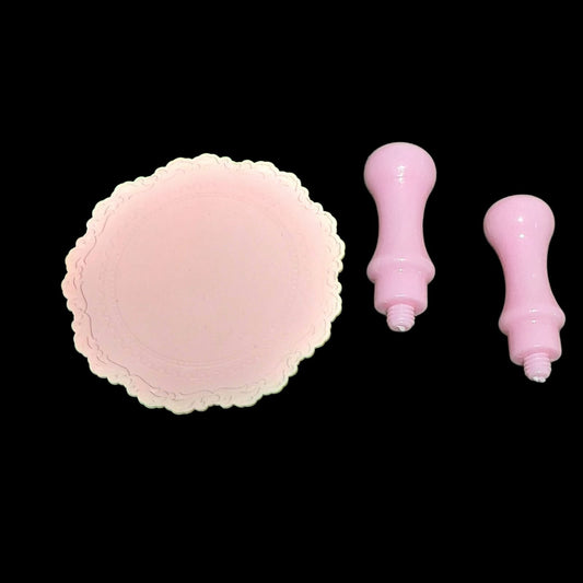 Silicone wax seal mat with 2 handles