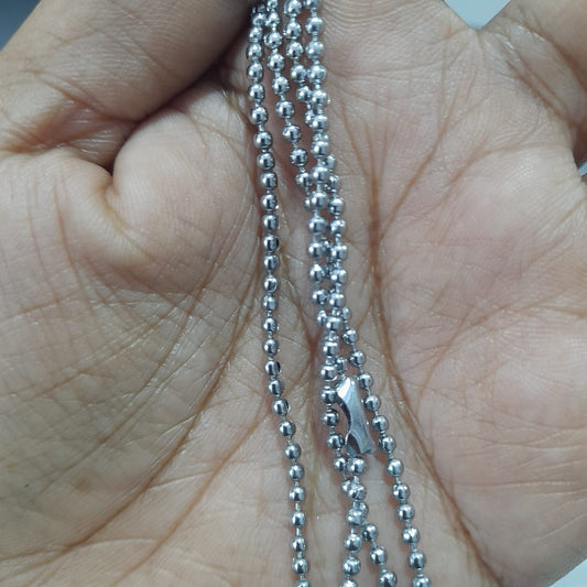 Silver Ball Chain