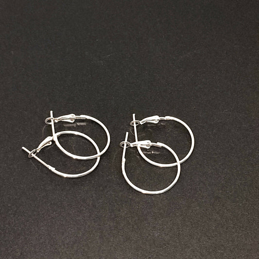 Silver Earring Loop