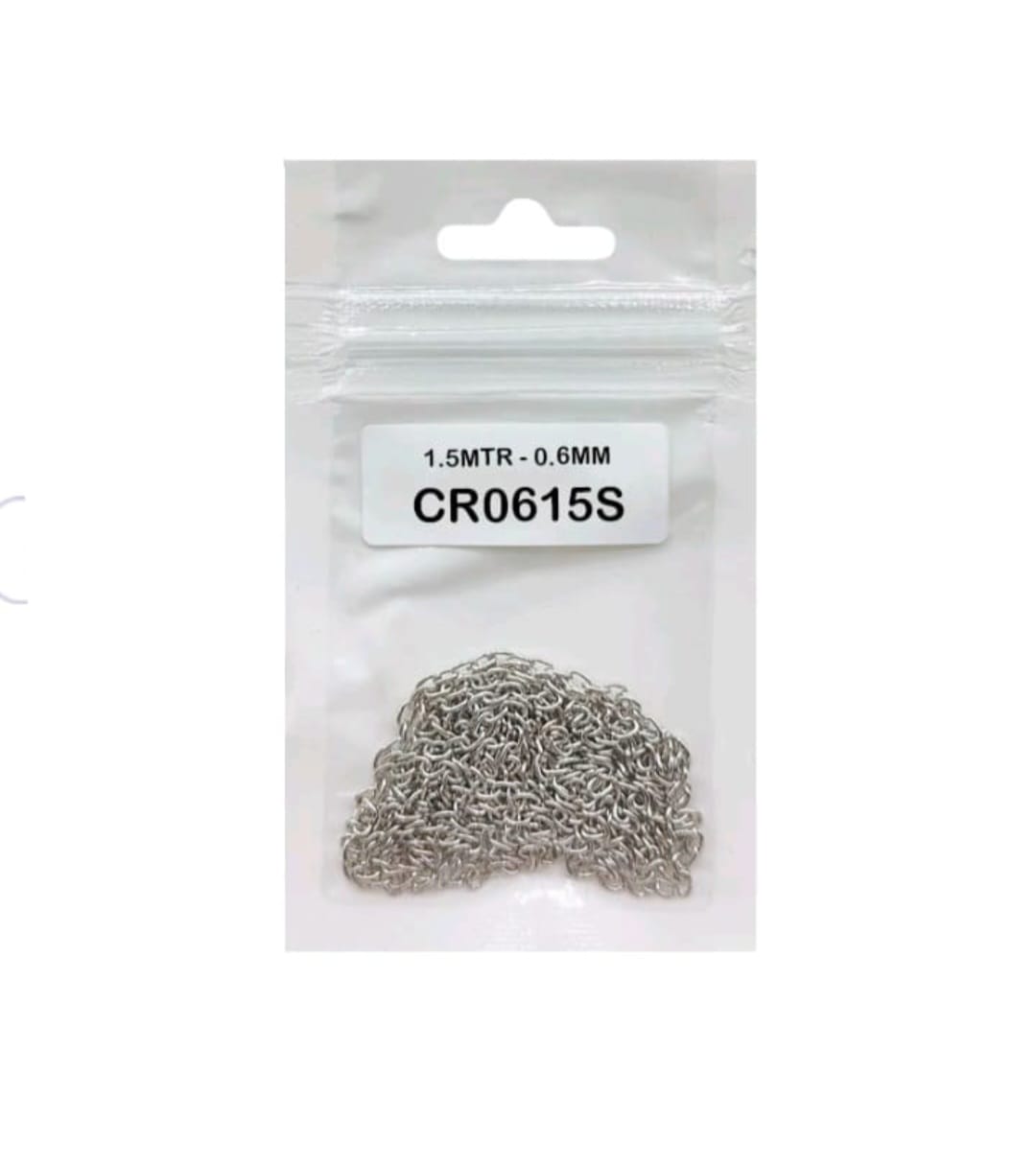 Silver chain - 1.5mtr - 12mm