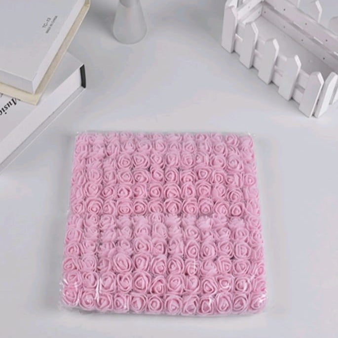 Small foam flowers  - 36pcs