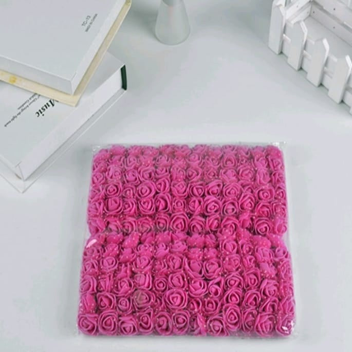 Small foam flowers  - 36pcs