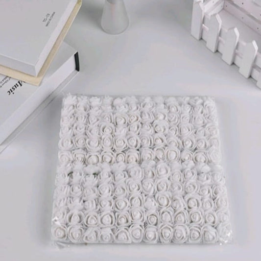 Small foam flowers  - 36pcs