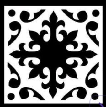 Stencil - 8x8"