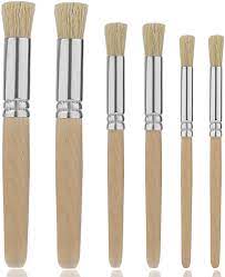 Stencil Brushes - Set of 6