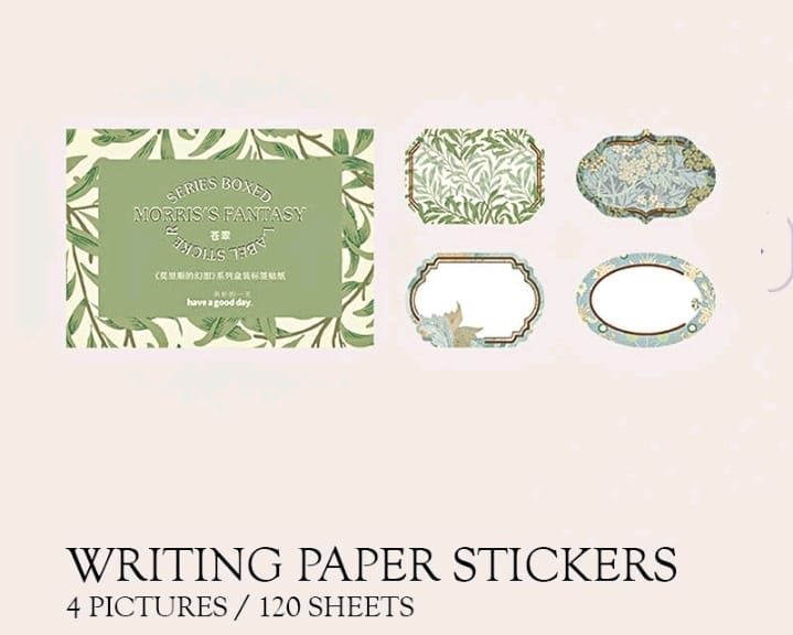Sticker Label 120pc Design 1