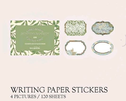 Sticker Label 120pc Design 1