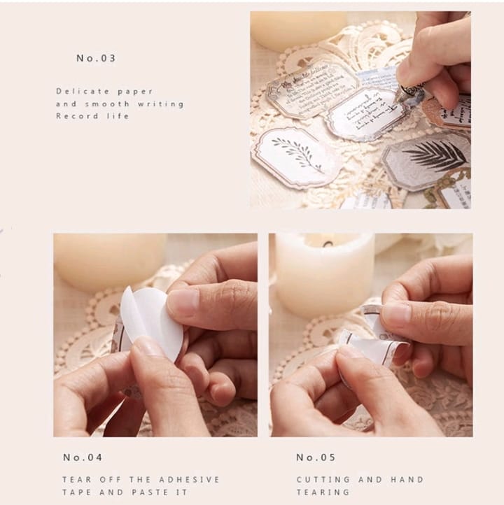 Sticker Label 120pc Design 2