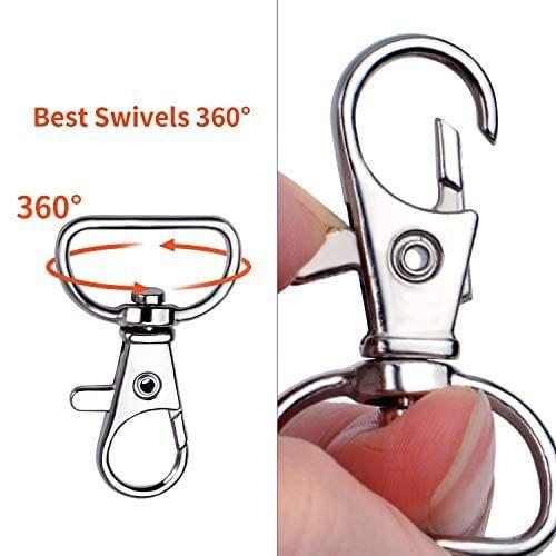 Swivel Clasp Hook 1.5" - Silver