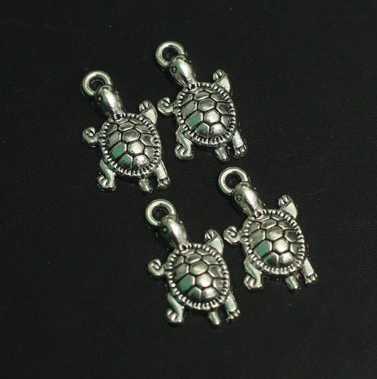 Turtle Antique silver Pendant