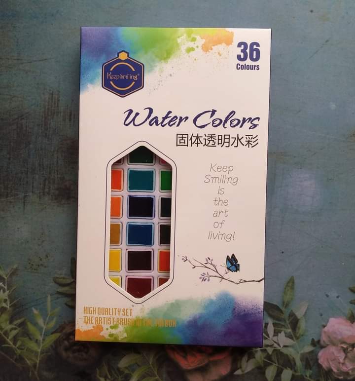 Water color Solid Transparent - 36 colors