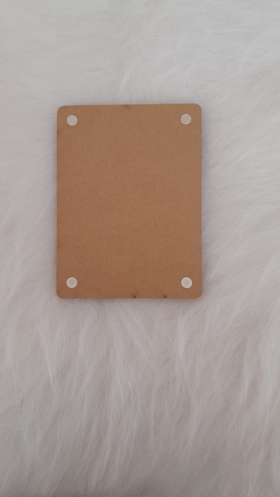 Acrylic Sheet Magnetic - 4 x 2.5 inches