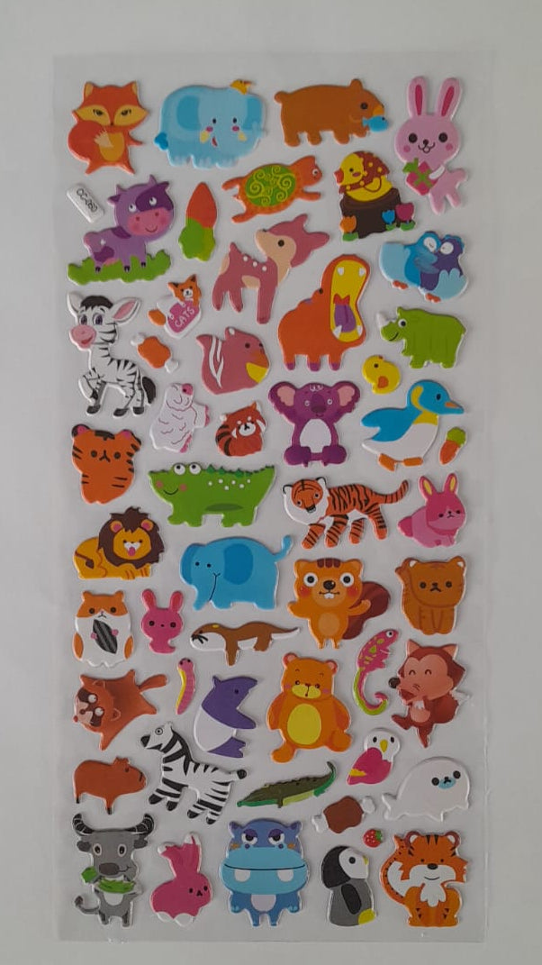 Animals Set Happy Stickers