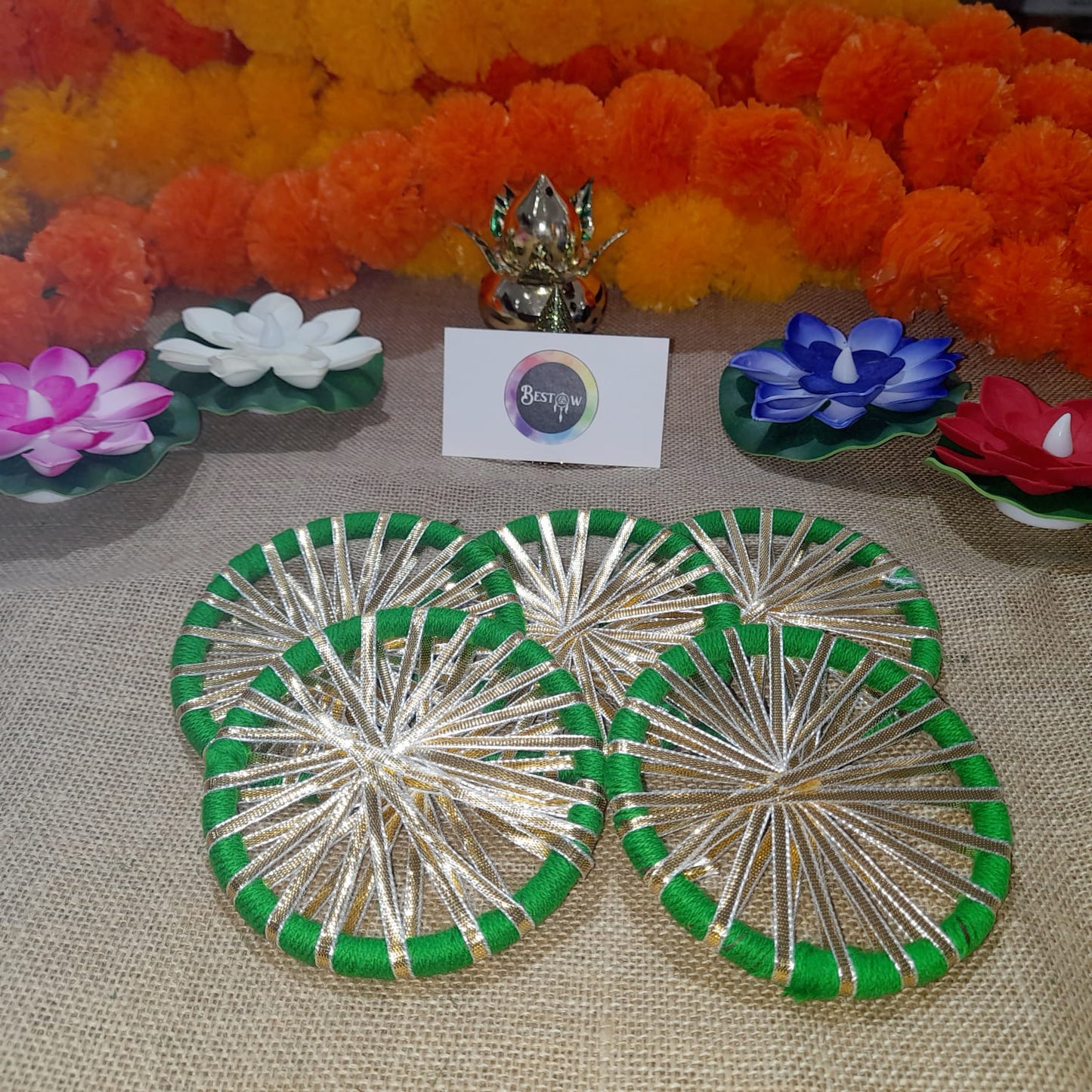 Wheel threaded Ring -4"