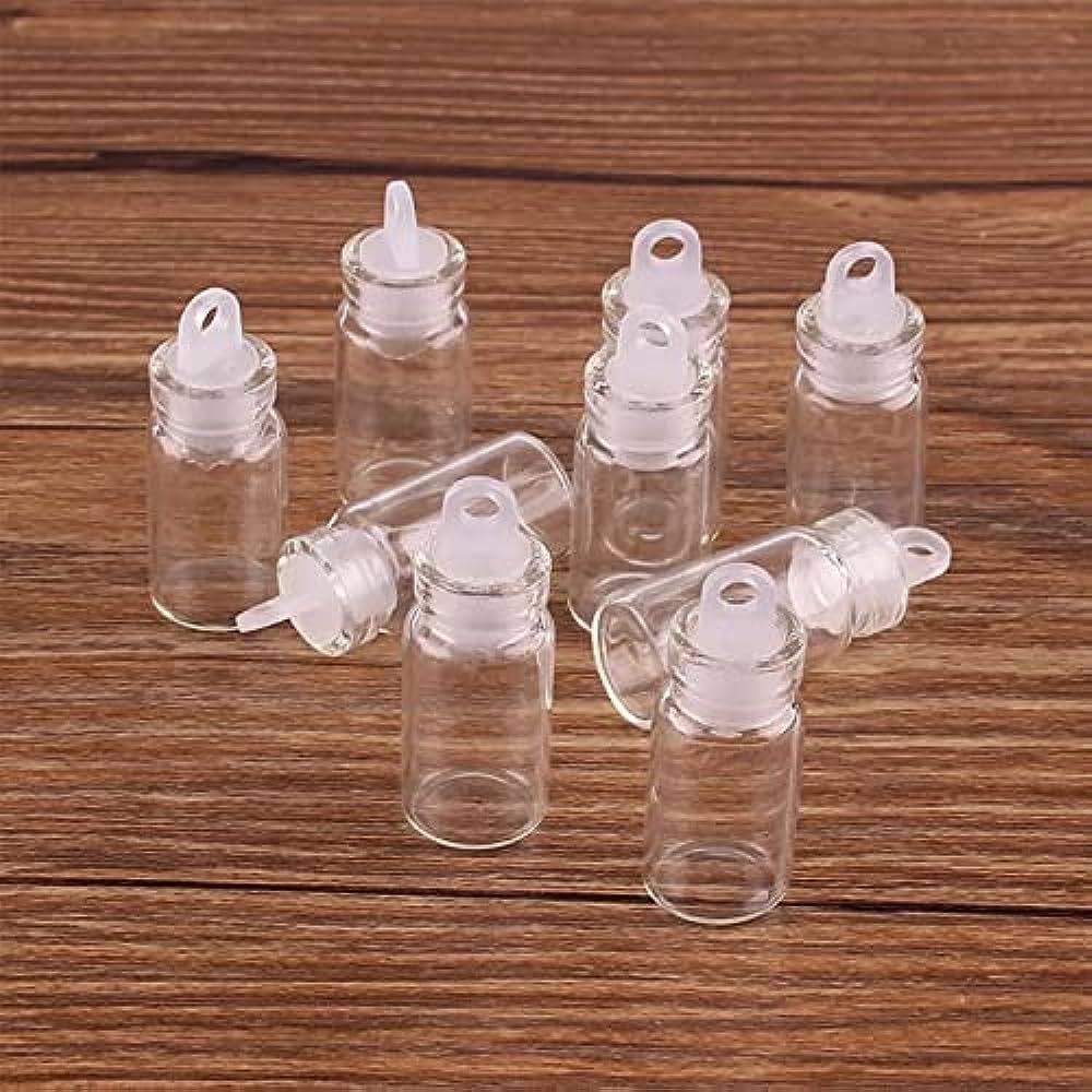 Wish bottle with plastic cap - set of 10