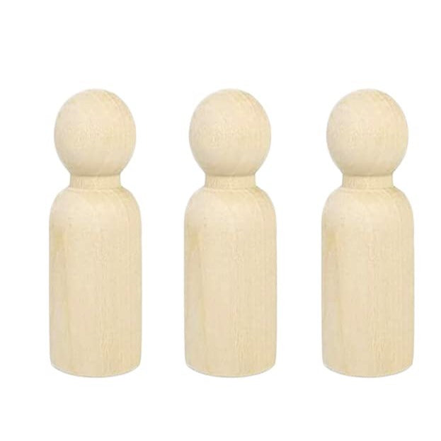 Wooden Peg Dolls - 2"