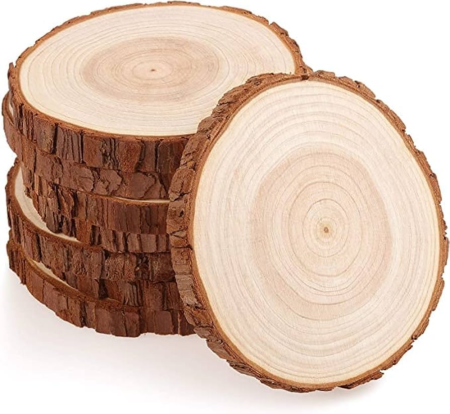 Wooden Slice - 8-9cm