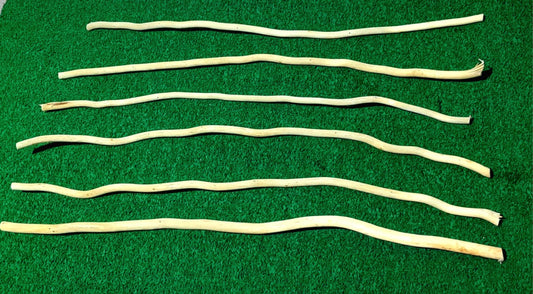 Wooden Stick Natural - white