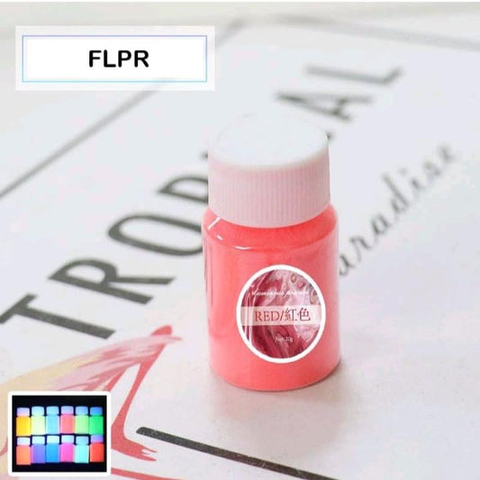 Glow in the dark pigment - Red
