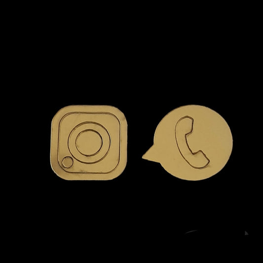 Whatsapp & insta acrylic cut out