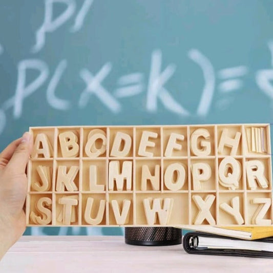 Mdf Alphabet Set - 5cm