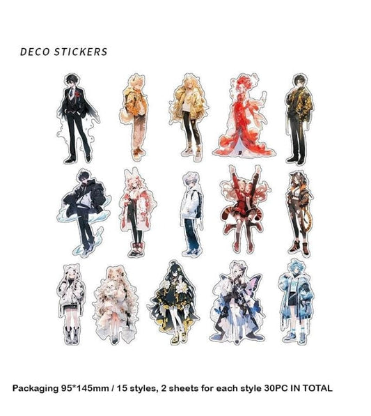 Feeling Of Heartbeat Sticker - 30pcs