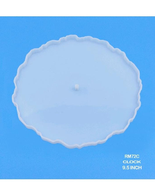 Round Coaster Clock Mold - 9.5"