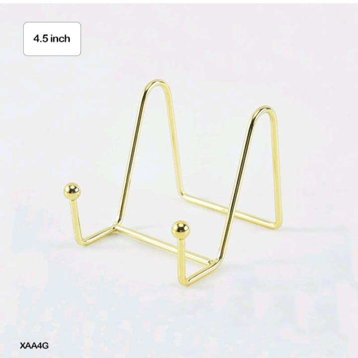 Metal Display Stand - Gold 4.5"