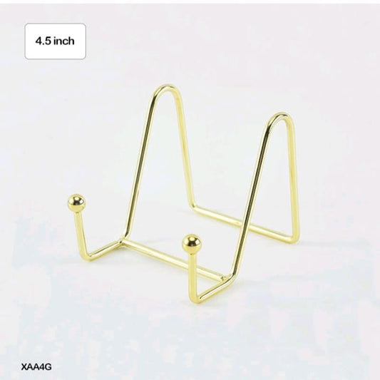 Metal Display Stand - Gold 4.5"