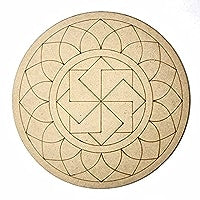 MDF Round Engraved -`10"